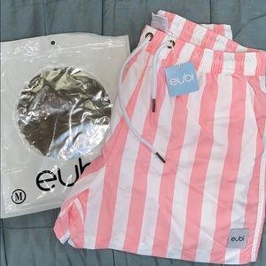Eubi “Pink Me Up” Swim Trunks